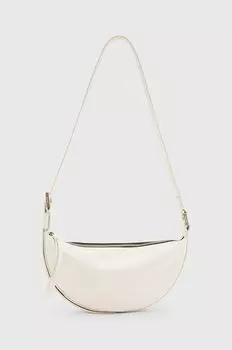 Кожаная сумка HALF MOON AllSaints, белый