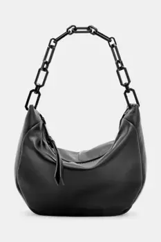 Кожаная сумка MADEA MINI AllSaints, черный