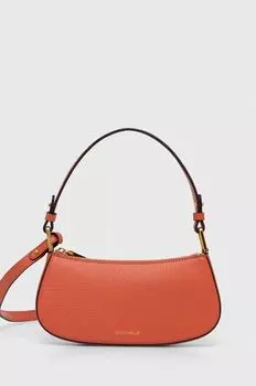 Кожаная сумка MERVEILLE Coccinelle, оранжевый