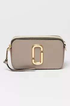 Кожаная сумка Snapshot Marc Jacobs, черный
