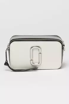 Кожаная сумка Snapshot Marc Jacobs, черный