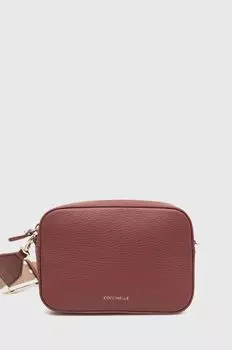 Кожаная сумка ТЕБЕ Coccinelle, коричневый