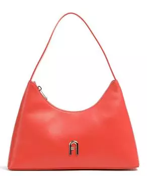 Кожаная сумка-ведро Diamante S Furla, оранжевый