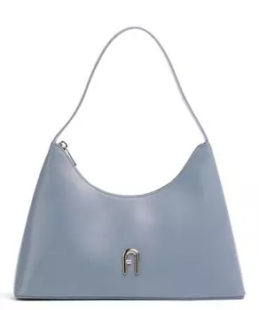 Кожаная сумка-ведро Diamante S Furla, синий