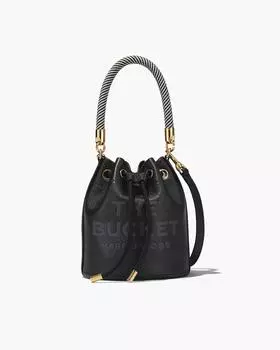 Кожаная сумка-ведро Marc Jacobs, черный