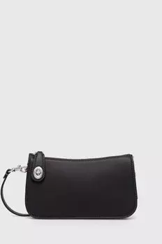 Кожаная сумочка Coach, черный