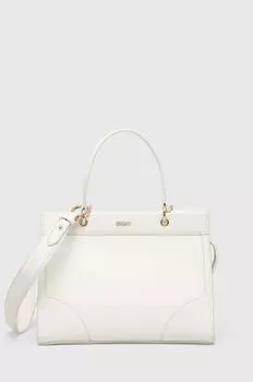Кожаная сумочка Dkny, белый