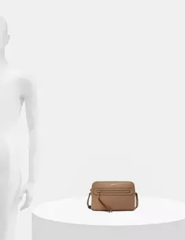 Кожаная сумочка Dkny, бежевый