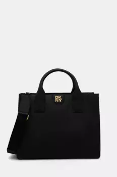 Кожаная сумочка Dkny, черный