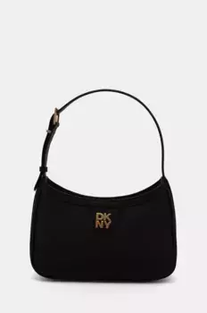 Кожаная сумочка Dkny, черный
