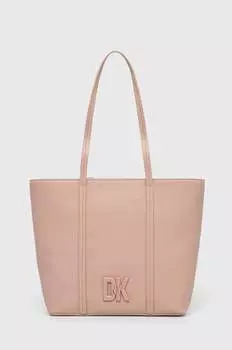 Кожаная сумочка DKNY DKNY, бежевый