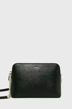 Кожаная сумочка DKNY DKNY, черный