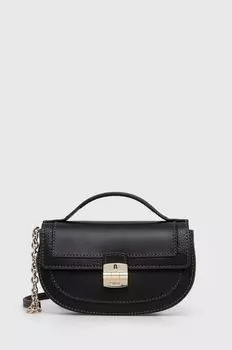 Кожаная сумочка Furla, черный