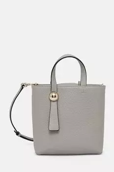 Кожаная сумочка Furla, серый
