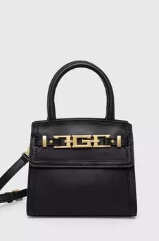 Кожаная сумочка Guess, черный