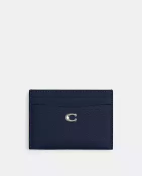 Кожаная визитница Coach, синий