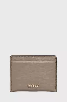 Кожаная визитница Dkny R92Z3C09 DKNY, бежевый