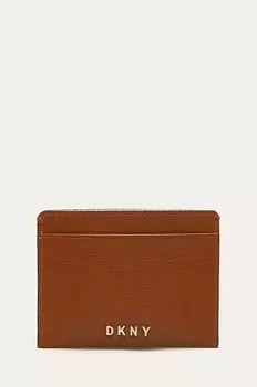 Кожаная визитница Dkny R92Z3C09 DKNY, коричневый