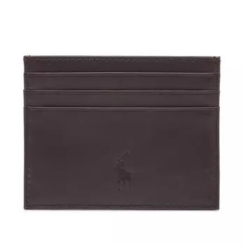 Кожаная визитница Polo Ralph Lauren, коричневый