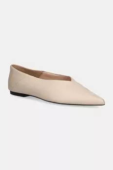 Кожаные балетки Aldo ZOLISSA, бежевый
