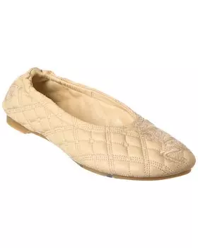 Кожаные балетки Burberry Sadler, цвет clay