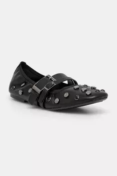 Кожаные балетки Davey Dkny, черный