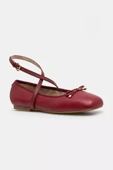 Кожаные балетки MICHAEL Michael Kors Collette, гранатовый
