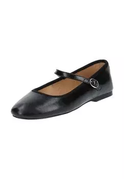 Кожаные балетки STEVE MADDEN, черный