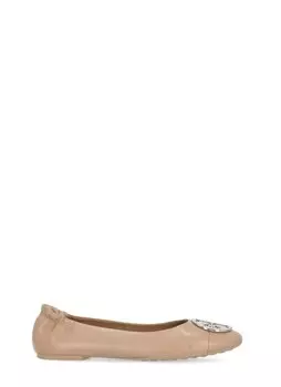 Кожаные балетки Tory Burch, розовый