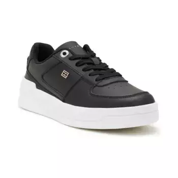 Кожаные баскетбольные кроссовки Essential Tommy Hilfiger, черный