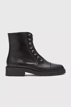 Кожаные ботильоны ALARIA AllSaints, черный
