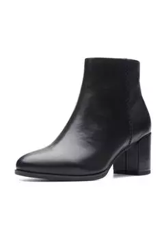 Кожаные ботильоны CLARKS, черный