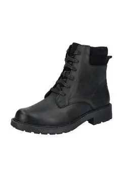 Кожаные ботильоны Clarks, черный