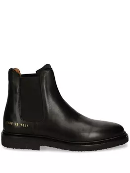 Кожаные ботильоны Common Projects, черный