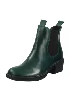 Кожаные ботильоны Fly London, зеленый