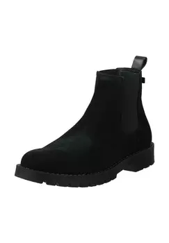 Кожаные ботильоны GAP, черный