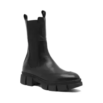 Кожаные ботильоны Karl Lagerfeld, черный