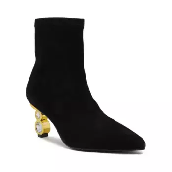 Кожаные ботильоны Kat Maconie, черный