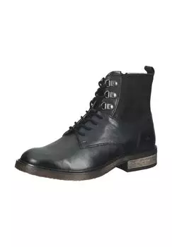 Кожаные ботильоны KicKers, черный