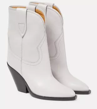 Кожаные ботильоны Leyane Isabel Marant, белый