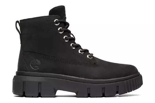Кожаные ботильоны на платформе Greyfield Timberland, черный