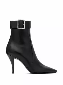 Кожаные ботильоны Saint Laurent