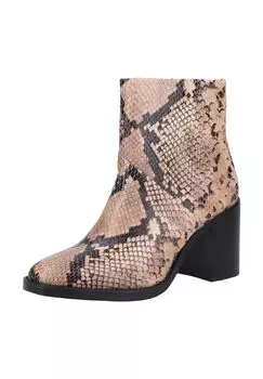 Кожаные ботильоны STEVE MADDEN, бежевый