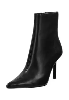 Кожаные ботильоны STEVE MADDEN, черный