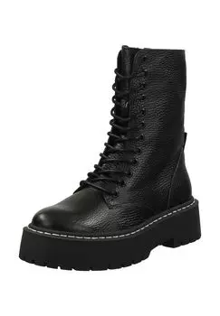 Кожаные ботильоны STEVE MADDEN, черный