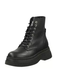 Кожаные ботильоны STEVE MADDEN, черный