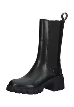 Кожаные ботильоны STEVE MADDEN, черный