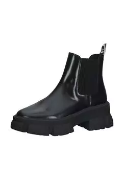 Кожаные ботильоны STEVE MADDEN, черный