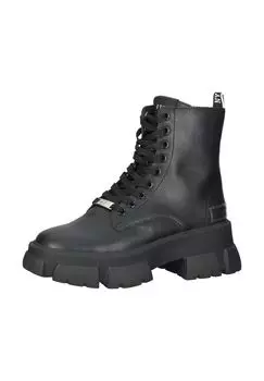Кожаные ботильоны STEVE MADDEN, черный