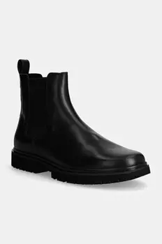 Кожаные ботинки Calvin Klein Jeans EVA BOOT MID CHELSEA UNIFORM DR, черный